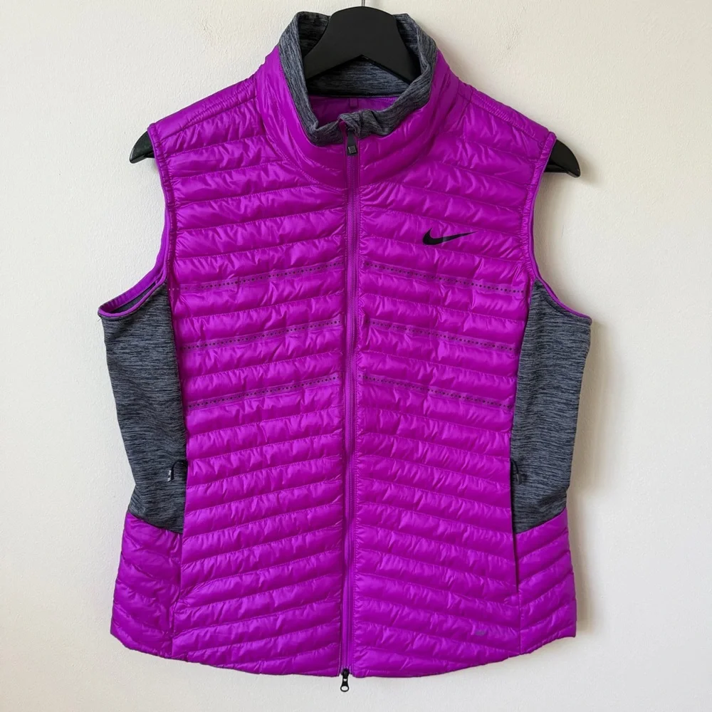 Nike AeroLoft Fushia Golf Vest Women’s Size L - Picture 2 of 10